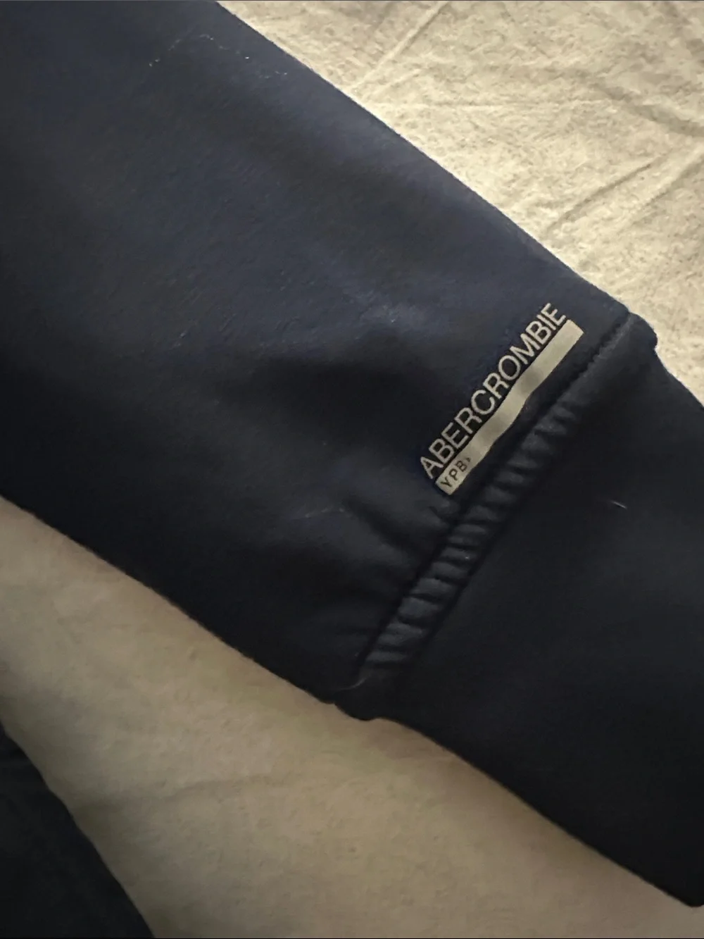 abercrombie kids Navy Hooded Quilted Puffer Jacket